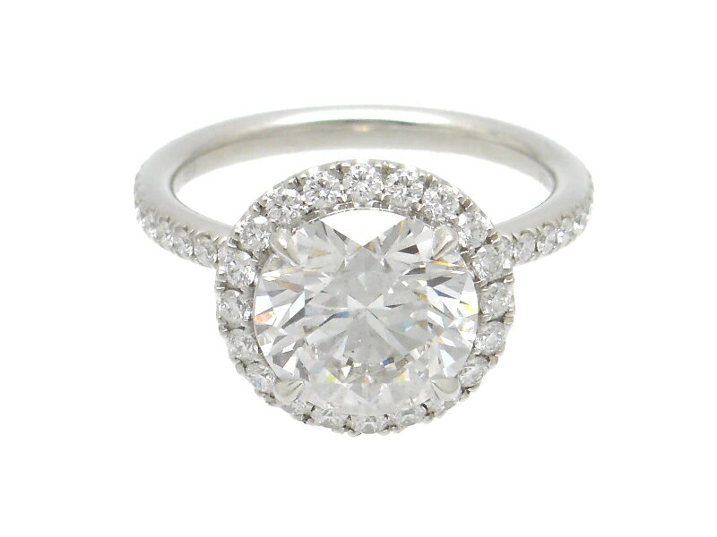 HARRY WINSTON ハリーウィンストン ジュエリー ラウンドカットマイクロパヴェリング RGDPRD020MIC-060 リング・指輪 Pt950プラチナ Pt950 6号 - レディース【中古】