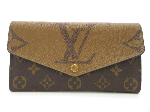 乐天商城 - LOUIS VUITTON ルイ・ヴィトン ポルトフォイユ・サラ M80726 長財布 モノグラムキャンバス/モノグラム・ジャイアント リバース レディース【中古】【473】