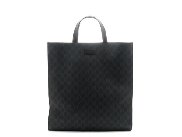 乐天商城 - GUCCI グッチ バッグ GGスプリーム 2wayトート ブラック PVC/カーフ バッグ 495559 トートバッグ コーティングキャンバス/カーフ ブラック メンズ【中古】