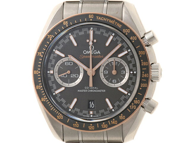OMEGA オメガ スピードマスター レーシング 329.23.44.51.06.001 SS/K18YG ブラック メンズ 自動巻き 2143200643863【中古】