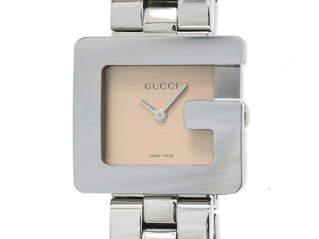 GUCCI グッチ 3600L 腕時計 ステンレス オレンジ文字盤 レディース クォーツ【中古】473