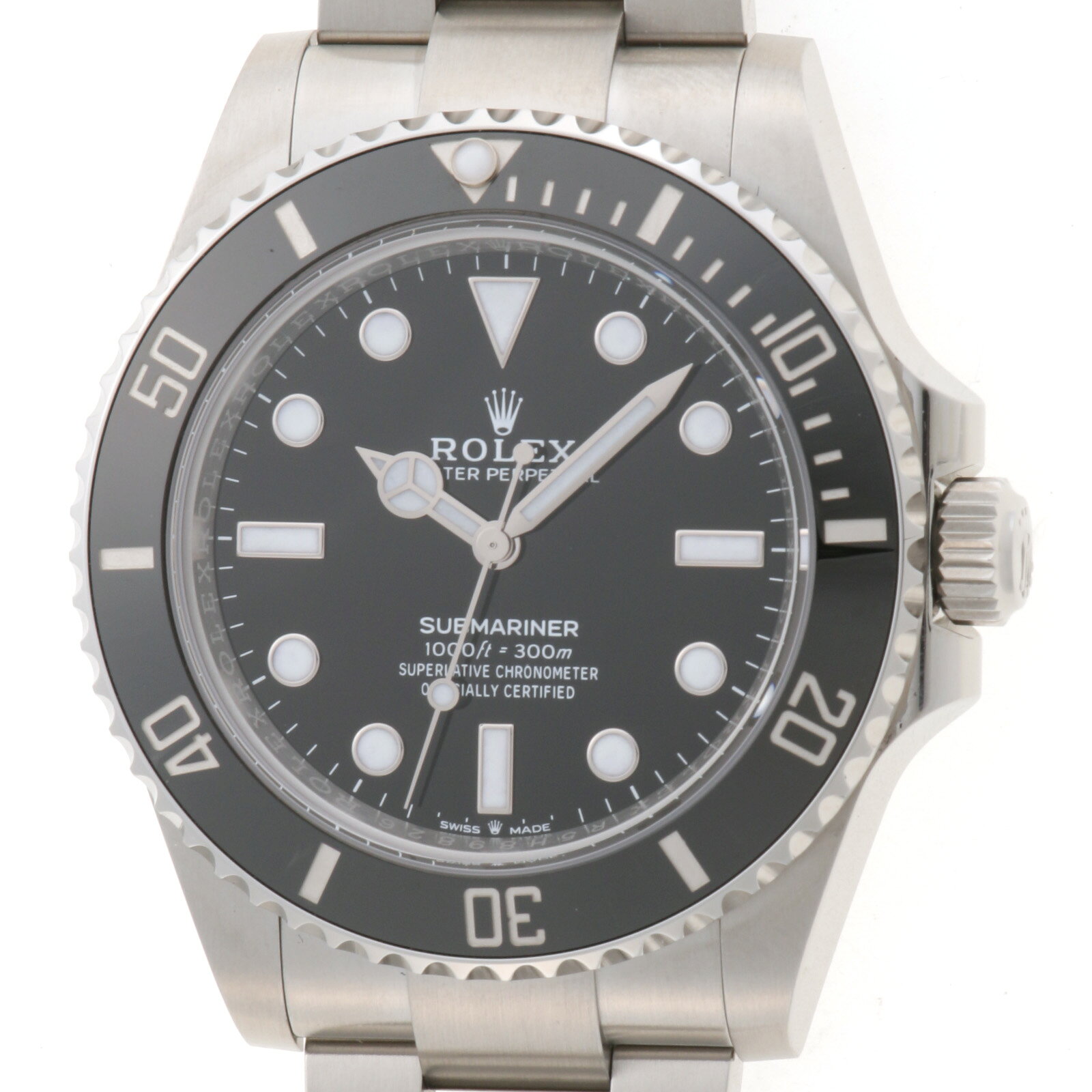 ROLEX ロレックス サブマリーナ 124060 腕時計 ステンレス ブラック文字盤 自動巻き メンズ 【中古】431
