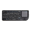 ? ミニ キーボード ワイヤレス 2.4GHz タッチパッド搭載 超小...(2)