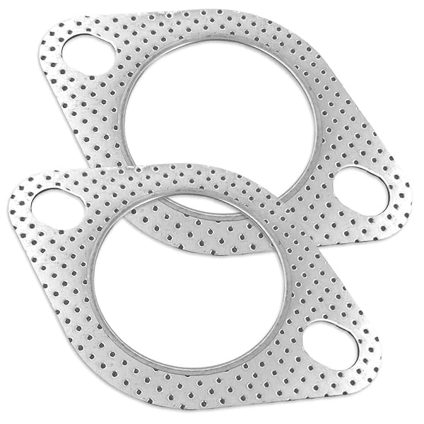 マフラーガスケット ターボガスケット 排気ガスケット フランジガスケット φ内径60mm 厚さ2mm 2枚入り ターボガスケット 車 オートバイ用 エンジン カバー ガスケット汎用