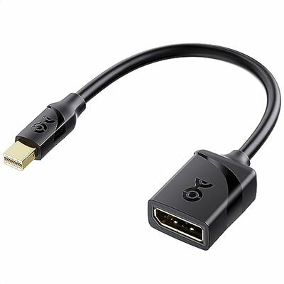 Cable Matters Mini DisplayPort DisplayPort 変換アダプタ Mini DP DP 1.4 変換アダプタ 8K解像度 Thunderbolt 2対応 ブラック