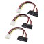 Cable Matters 3ܥå 4 Pin Molex ǥ奢 15 Pin SATA Ÿ֥ 15cm SATA Ÿ֥ å SATAŸ֥ Y