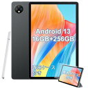 【2024 NEW Android 13 タブレット 10インチ】Blackview タブレット 10インチ wi-fiモデル 16GB RAM(8+8拡張)+256GB ROM+2TB拡張 2.0GHz 8コアCPUタブレット軽量 in-cell IPSディスプレイ+GMS認証+無線投影+顔認識+13MP/5MPカメラ+WiFi 5G+7680mAh Tab10 WiFi