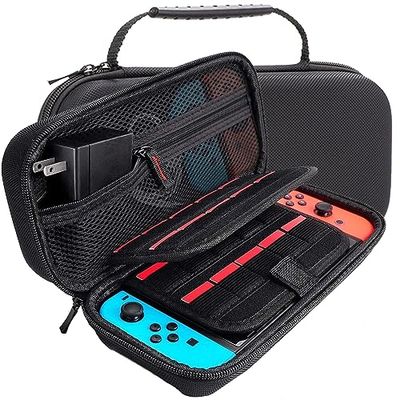 商品情報商品の説明説明 【対応機種・Switch/Switch 有機ELモテルにケース】これは最新Switch/Switch OLED本体を収納できるハードケースです。完璧にぴったり合って、持ち運び時の揺れや衝撃から守ります。小さく、軽く、持ち運びやすくなった携帯収納バッグです。 スイッチに保護ケースをつける収納できる改良ケースです。旅行時や出張時、普段使いでの使用に便利ケースです。 【衝撃に上質な素材採用】 外観は1680Dナイロン材質で、強い耐衝撃性を兼ね備えて水や粉塵がケース内部への侵入を防止します。表面に撥水加工もあり、拭き取るだけで汚れも落とせる。内側は柔らかいクッション材を使用、優しく包むように守ります。本体固定用の伸縮性バンドもデザインの一つで、持ち運び時の揺れや衝撃から本体を守りますスイッチケースです。 【大容量・抜群な収納力】Switch本体だけではなく、ドック、Joy-Con、Joy-Conストラップ、Joy-Conグリップ、充電ケーブル 、イヤホンと他の小物類をまとめて収納できます。また、20個のゲームカードスロットやその他の付属品を格納するためのメッシュポケット、Switch まわり商品に十分な収納スペースを提供します。 【布ファスナー】従来のメタルファスナー設計は、スイッチ本体に傷をつけることがよく発生しますでした。弊社はswitch長年研究を重ね，この煩わしい問題を解決します。スイッチ本体を全面的に保護するようにナイロンファスナーを設計されました。ネットを閉める時にもJoy-Conに全く傷をつけることはありません。 【持ち運び便利】軽量コンパクトでどこへも一緒に出るニンテンドーキャリングケースです。手提げタイプの持ち手付きなので、持ちやすいので、持ち運び時にケースを落とす心配もありません。外出時・旅行時のサブバッグとしても活躍します。持ち運び用としても、スイッチを使用しない時の収納ケースとしても使え、オススメの商品です！主な仕様 【対応機種・Switch/Switch 有機ELモテルにケース】これは最新Switch/Switch OLED本体を収納できるハードケースです。完璧にぴったり合って、持ち運び時の揺れや衝撃から守ります。小さく、軽く、持ち運びやすくなった携帯収納バッグです。 スイッチに保護ケースをつける収納できる改良ケースです。旅行時や出張時、普段使いでの使用に便利ケースです。br【衝撃に上質な素材採用】 外観は1680Dナイロン材質で、強い耐衝撃性を兼ね備えて水や粉塵がケース内部への侵入を防止します。表面に撥水加工もあり、拭き取るだけで汚れも落とせる。内側は柔らかいクッション材を使用、優しく包むように守ります。本体固定用の伸縮性バンドもデザインの一つで、持ち運び時の揺れや衝撃から本体を守りますスイッチケースです。br【大容量・抜群な収納力】Switch本体だけではなく、ドック、Joy-Con、Joy-Conストラップ、Joy-Conグリップ、充電ケーブル 、イヤホンと他の小物類をまとめて収納できます。また、20個のゲームカードスロットやその他の付属品を格納するためのメッシュポケット、Switch まわり商品に十分な収納スペースを提供します。br【布ファスナー】従来のメタルファスナー設計は、スイッチ本体に傷をつけることがよく発生しますでした。弊社はswitch長年研究を重ね，この煩わしい問題を解決します。スイッチ本体を全面的に保護するようにナイロンファスナーを設計されました。ネットを閉める時にもJoy-Conに全く傷をつけることはありません。br【持ち運び便利】軽量コンパクトでどこへも一緒に出るニンテンドーキャリングケースです。手提げタイプの持ち手付きなので、持ちやすいので、持ち運び時にケースを落とす心配もありません。外出時・旅行時のサブバッグとしても活躍します。持ち運び用としても、スイッチを使用しない時の収納ケースとしても使え、オススメの商品です！