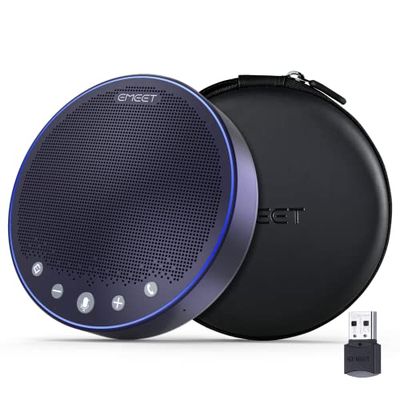 EMEET M3 cp}CNXs[J[ BluetoothXs[J[tH 360?SW x}CN nEO}EmCỸLZO 18hAoʘb LEDw Bluetooth USBA_v^t ő12l A@\t EFuc/e[N/ICp Skype/Zoom/F