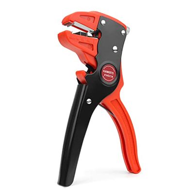 KAIWEETS 自動ワイヤーストリッパー 24-10AWG（0.2mm?-3.3mm?) ケーブルカッター ワイヤー切断 電線径調節可能 KWS-114