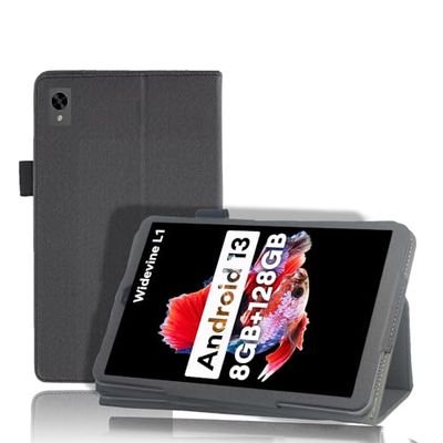 Headwolf FPad3 8.4インチ 用 ケース タブレットカバー 保護ケース 【HUKWIMO】 スタンド機能付き 磁気吸着 薄型 超軽量 全面保護 高級PU スクラッチ対策 レザー 耐汚れ 耐久性 タブレットHeadwolf FPad3 対応保護ケース [ブラック]