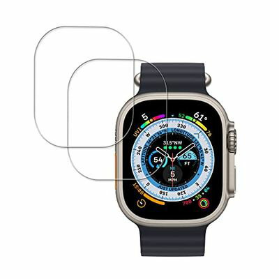 2 枚セット HKKAIS 日本製硝子採用 49mm Apple Watch Ultra 用 ガラスフィルム 強化 ガラス 液晶画面 保護フィルム