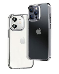 ONES 艶消し ? 透明 iPhone 12Pro/12 ハード ケース 米軍MIL規格 超耐衝撃 エアバッグ〔 マット感?高靭性強化PCガードボード ? 高弾性衝撃吸収TPUバンパー 〕『 画面 ? レンズ保護、フラットエッジ 』〔 指紋防止、黄変防止 〕 滑り止め 超軽量 Qi充電 つや消し カバー