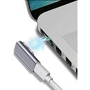 Sisyphy USB-C to Magsafe2 マグセーフ2 磁気充電アダプター MacBook Air Pro T-Tip互換 変換 PD 充電器 【PD60W 61W 65W 87W 最大100W】（2012 中期以降の磁気第2世代モデル 11 13インチ 対応）（第1第3世代非対応）