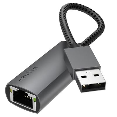 USB LANϊA_v^[ WALNEW LLANA_v^[ USB3.0 1000MbpsʐM USB to RJ45 MKrbg C[TlbgA_v^ LANP[u USB ϊA_v^ USBA A~ Macbook Pro/Air Surface Pro/Book/GO/Laptop Chromebook Dell XPS 15/13ȂǂɑΉ