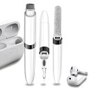 TALENANAイヤホン掃除道具 Airpods 1/2/3/Pro/Pro2用 多機能クリーニングツール Sony WF-1000 XM4/Beats fit pro/studio buds など全机種適用 3 in 1イヤホン掃除キット 軽量 持ち運び便利 クリーナー イヤホンクリーニングペン イヤホン掃除ブラシ ブラック