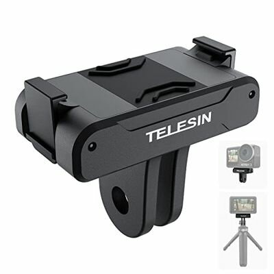 商品情報商品の説明説明 TELESIN OSMO Action 4用 磁気マウント クイックリリース式アダプターマウント アクセサリー 磁気式マウント GoPro用三脚マウントアダプターと1/4インチネジ穴付き 安定性【DJI Osmo Action 2/3/4汎用】2024主な仕様 【互換性】本製品はAction 4/3カメラのために設計された磁気式マウントです。三脚マウント付き三脚に対応できます。br【磁気式】磁石を内蔵しており、カメラに直接吸着することができます。br【安定性】内部にはねじれ防止ピンがあり、脱落を防ぐことができます。br【シリコンクッション】上部にはシリコンクッションがあり、カメラを保護し、振動を減らすことができます。br【コンパクトで軽量】梱包物には磁気式マウントとネジがあります。