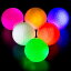 THIODOON GOLFTOP 光る ゴルフボールアップLEDライト - ダークロングラストスーパーブライトナイトゴルフボール 6色選択可 LED発光