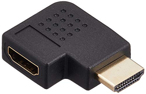 エレコム HDMI延長コネクタ L字  HDMI (メス) - HDMI (オス) ブラック AD-HDAAB03BK