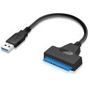 商品情報商品の説明主な仕様 5G高速インターフェース:USB3.0接続、5 Gbpsのスピードに達することで、高速回転のハードディスクやBlu-ray書き込みドライブなどの能力を最大限に発揮します。br強大な互換性:2.5インチのSATAハードデイスクやSSDを、USB3.0接続ハードディスクに変換できるアダプタです。SATA / SATA2.0 / SATA3.0のインタフェース対応できます。（ご注意： 2.5インチのHDDのみ対応します、3.5インチのHDDは対応しておりません）br安定な伝送:高純度銅芯線を採用、錫メッキが施され、信号伝送による減衰を減少します。安定性大幅向上します。br簡単に接続、コンパクトデザイン:コンパクトで軽量で持ち運びが簡単です。SATA端子に接続するだけで簡単に接続できるので便利です。内蔵HDDを外付けUSBストレージとして簡単に使えます。windows XP / MAC OSなどの環境に対応しております。brプラグ＆プレイ:ドライブ必要はありません。ホットスワップをサポートします。2つの電源インジケータ付き、作業状況を確認することは簡単です。従来のUSB端子より丈夫な構造で、挿抜回数は10000回以上に耐えられるように設計されています。