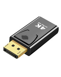 サムコス DP to HDMIアダプタ 4K 60Hz DisplayPort to HDMI変換アダプタ 3D対応 HDMI コネクタ 保護 拡張 オスメス 左右変換 コネクター 金メッキディスプレイポート（DPオス → HDMIメス）