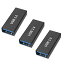 YFFSFDC USB メスメス変換 USB3.0 カプラ 中継アダプタ Aタイプ 5Gbps 高速データ転送 USB 3.0 延長アダプタ アル 3個セット