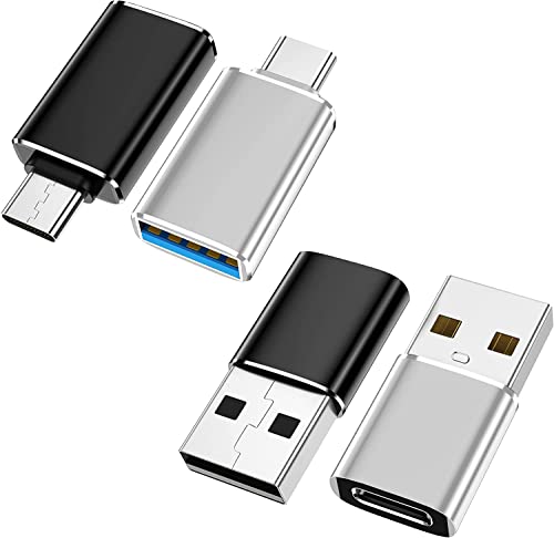 USB Type-C 変換アダプタ 4個セット タイプ C to USB 3.0 変換 OTG対応 高速データ転送 Type C USB-A 最大10Gbps 小型 MacBook Pro/Air/iPad Pro その他 USB-C 端末用