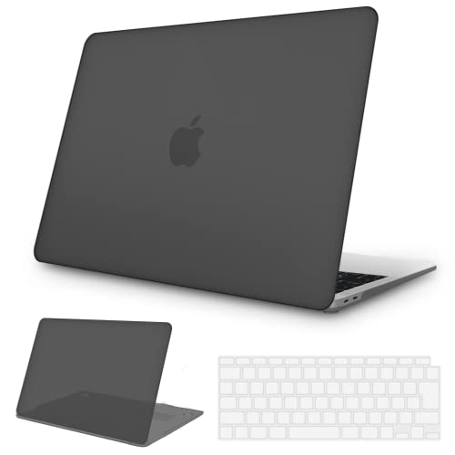 【M1 チップモデル マット加工・ブラック 特別版】NPUOLS MacBook Air 13.3 つや消しの質感・ブラック ケース カバー 2021 2020 2019 2018モデル 薄型 耐衝? マックブックエアー 保護ケ 男子 M…