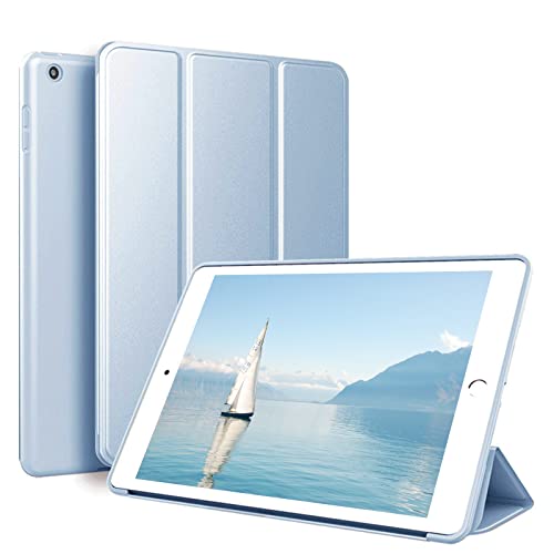 KenKe  iPad 9.7  2017/2018  Ķ 餫ꥳ PUС 3ʳޤ߲  ޥͥåդ ư꡼׵ǽ A1822 A1823 A1893 A1954 iPad 5/ 6 б (饤ȥ֥롼)