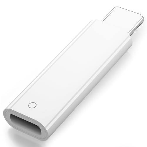 【2024新版登場】Apple USB-C - Apple Pencilアダプタ iPad第10世代対応 Apple Pencil第1世代 充電とBluetoothペアリング アップルペンシル 充電アダプタ ライトニングからタイプc 変換アダプ…