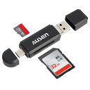 AUSEN SD/TF J[h[_[ 3 in 1 Type-C/Micro usb/USB J[h[_[ OTG@\ f[^] Micro SD/SDJ[hΉ @\ f[^] USB Type C/Micro usb/USBڑ p\R/^ubg/Windows/Macbook/Samsung/Huawei/Android Kp TF/Micro SDXC/Mi