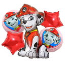 Fantasyon パウパトロール paw patrol パウパトロールキャラクター 誕生日 飾り付け 風船 バルーン パーティー 可愛い (マーシャル)