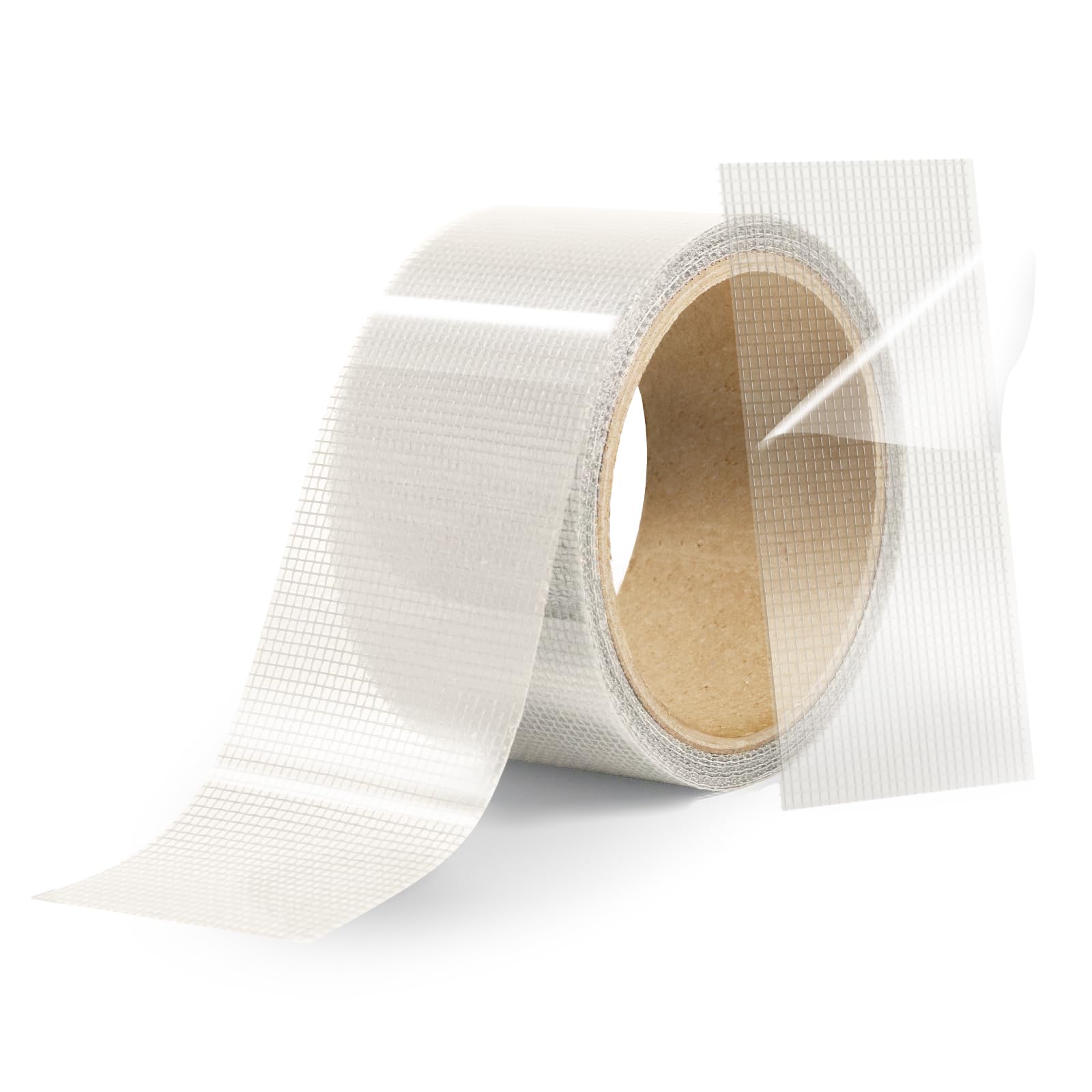 Yeantdac 網戸補修テープ 強力 網戸補修シート 白 幅5cm×全長5m 網戸 補修 枠まわり 強い粘着力 防水 網戸補修パッチ 網戸 張り替え 穴 テント メッシュ 破れ 補修 虫の侵入を防ぐ 自由裁断 diy 貼り付けが簡単