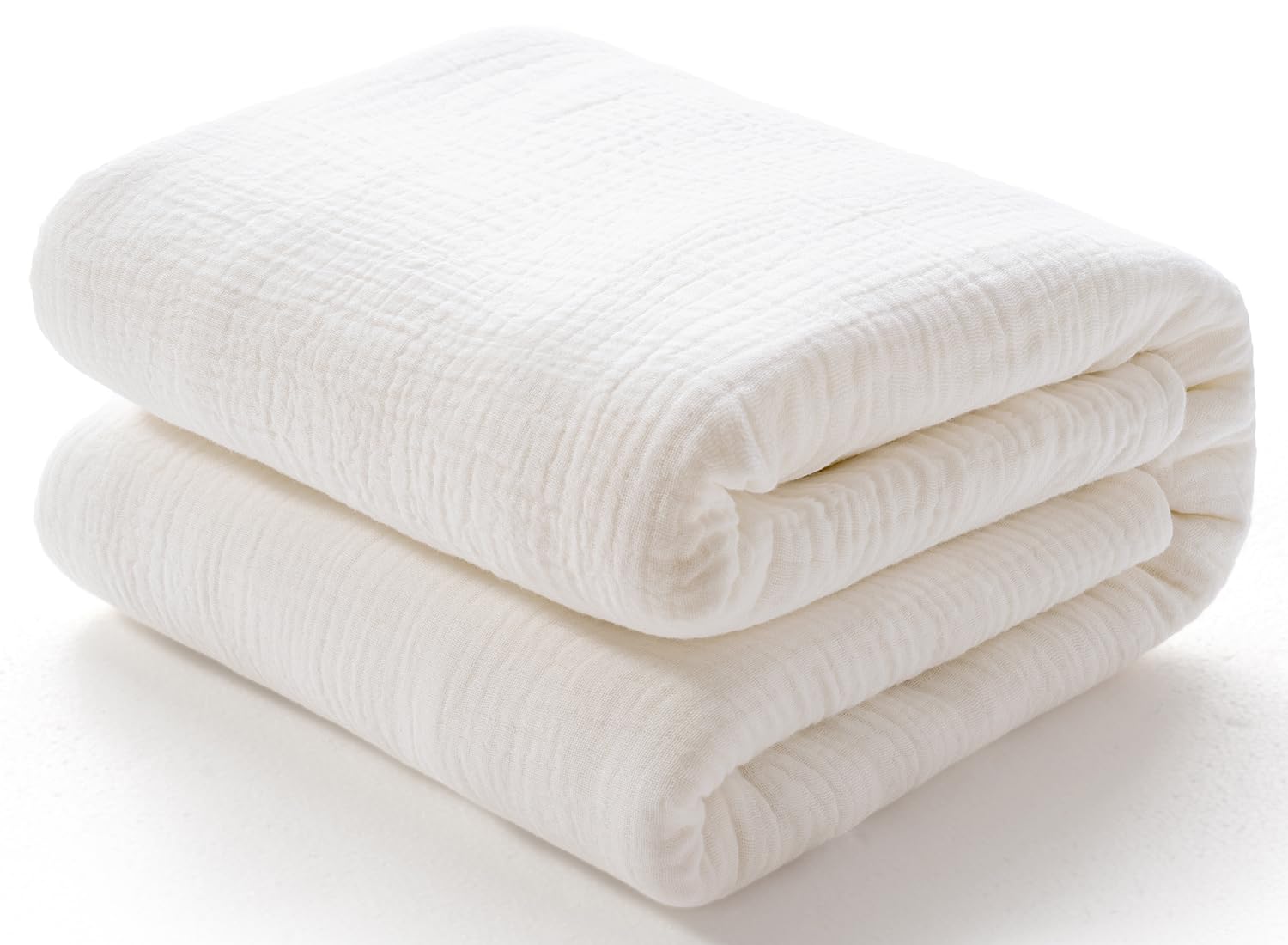 AIFY ガーゼケット 4重ガーゼ シングル 綿100％ 洗える やわらか 夏 肌掛け布団 冷房対策 タオルケット 丸洗いOK 140×190cm ホワイト