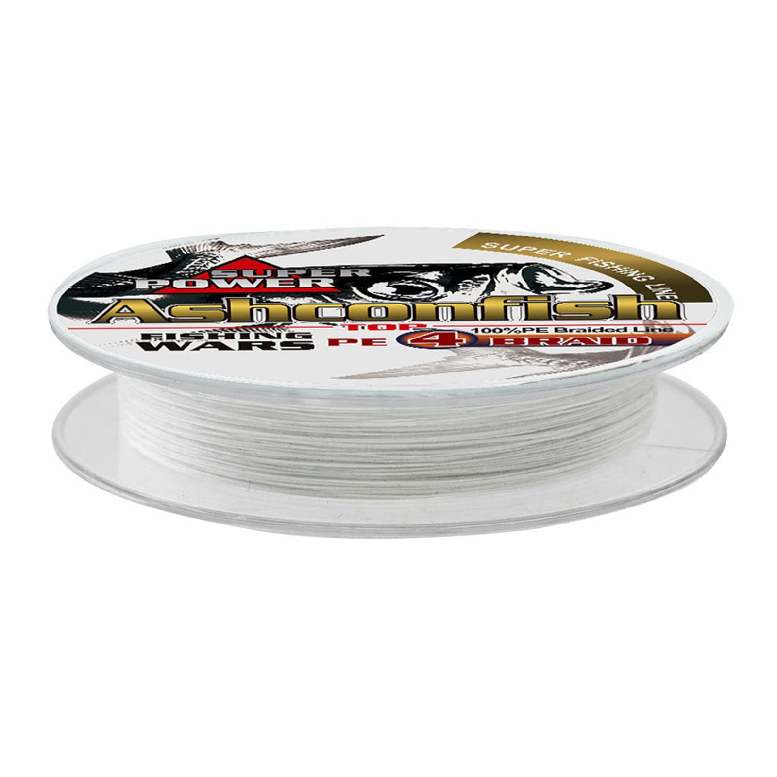 Ashconfish PEライン 200m X4 釣り糸 ホワイト