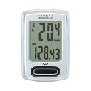 サイクルコンピューター VELO WIRELESS ホワイト CC-VT230W スピードメーター 自転車