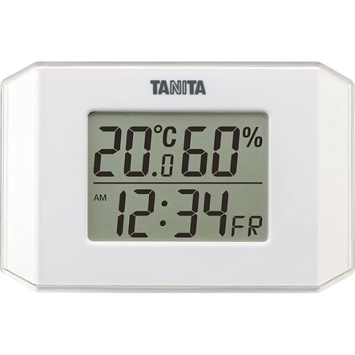 温度計・湿度計 ホワイト デジタル デジタル温湿度計 TT-574-WH 温度計・湿度計 ホワイト デジタル デジタル温湿度計 TT-574-WH
