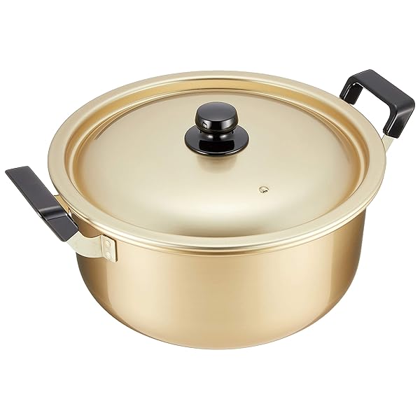 北陸アルミ 両手鍋 28cm [ガス火専用] 軽量 純しゅう酸 味づくし 日本製