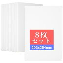 キャンバスボード キャンバス (203x254mm,8枚/セット)張りキャンバス キャンバス画材 画布 キャンバス絵画 矩形 厚手 パネル キャンバス 絵画ボー...