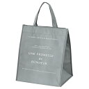 保冷バッグ クールバッグ エコバッグ お弁当袋 W30×H35×D23cm M グレー 1枚 AM-BNR-1CB