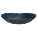 美濃焼 カレー皿 楕円 パスタ皿 長辺24×短辺17cm 窯変フリル プレート 皿 深め 食器 電子レンジ 食洗機対応 日本製 132-0614