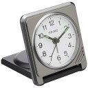 クロック( Clock) 置き時計 目覚まし時計 アナログ 小型 本体サイズ:7.8×17.2×2.4cm QQ638S