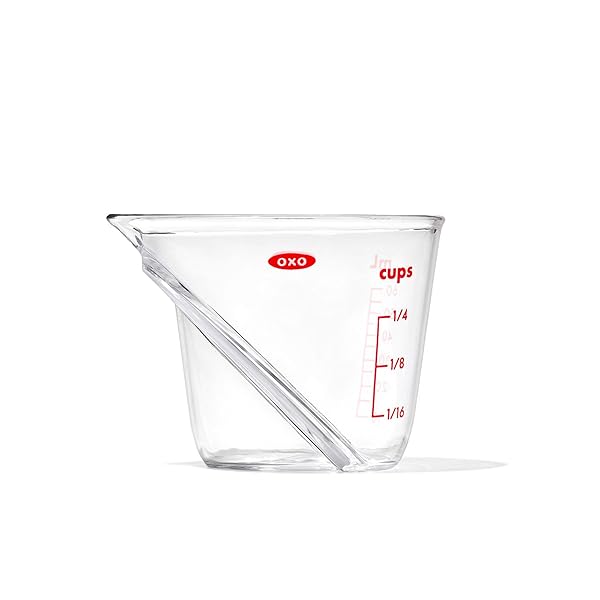 計量カップ 新タイプ アングルドメジャーカップ ミニ 60ml 電子レンジ 食洗機 対応 耐熱 トライタン製
