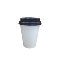 テイクアウト カフェサイズ 紙コップ ホワイト 白 280ml 専用フタ付(開閉式) 50セット