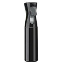 スプレーボトル 350ml アルコール対応 霧吹き 連続噴射 極細かい霧 ミスト 観葉植物用 園芸/除菌消毒用/爬虫類/清掃用/美容室用/アイロン/家用/ペット用 おしゃれ ブラック