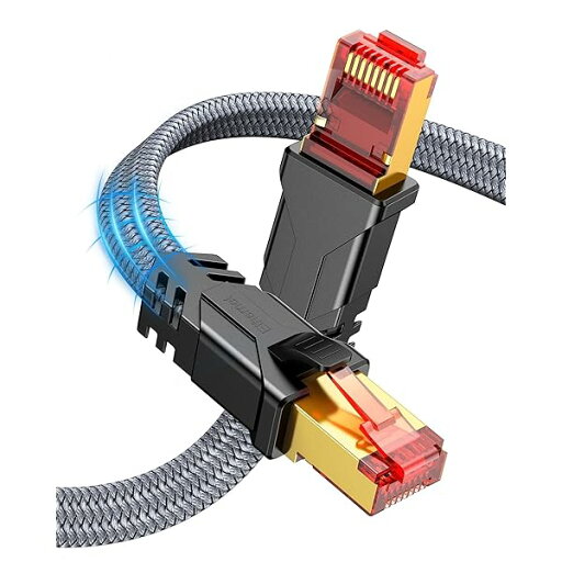 LANケーブル cat8 2M ランケーブル CAT8 超高速 有線lan8 ケーブルフラットタイプ40Gbps/2000MHz CAT7準拠 RJ45 ツメ折れ防止 イーサネットケーブル パソコン switch PS5などに対応 LANケーブル cat8 2M ランケーブル CAT8 超高速 有線lan8 ケーブルフラットタイプ40Gbps/2000MHz CAT7準拠 RJ45 ツメ折れ防止 イーサネットケーブル パソコン switch PS5などに対応