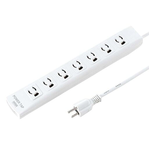 電源タップ 7個口 3m 3P 雷ガード マグネット 一括スイッチ <PSE取得> 700-TAP037 電源タップ 7個口 3m 3P 雷ガード マグネット 一括スイッチ <PSE取得> 700-TAP037