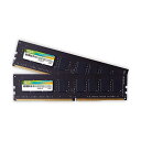 シリコンパワー デスクトップPC用 メモリ DDR4 3200 PC4-25600 8GB x 2枚 (16GB) 288Pin 1.2V CL22 SP016GBLFU320B22(2)