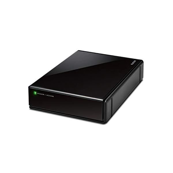 HDD 外付けハードディスク 4TB SeeQVault対応 テレビ録画 かんたん接続ガイド付き 静音ファンレス設計 ブラック ELD-QEN2040UBK
