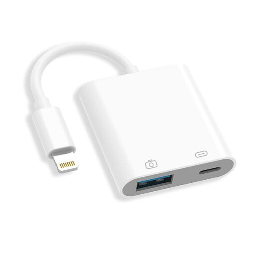 【2023新登場 MFi製品】Lightning USBカメラアダプタ 2in1 iPhone USB 変換アダプタ 高速伝送 双方向 データ/写真/音声ファイル/ビデオ転送 急速充電 設定/操作不要 ゲーム拡張スロット Uディスク/マウス/キーボー 【2023新登場 MFi製品】Lightning USBカメラアダプタ 2in1 iPhone USB 変換アダプタ 高速伝送 双方向 データ/写真/音声ファイル/ビデオ転送 急速充電 設定/操作不要 ゲーム拡張スロット Uディスク/マウス/キーボー